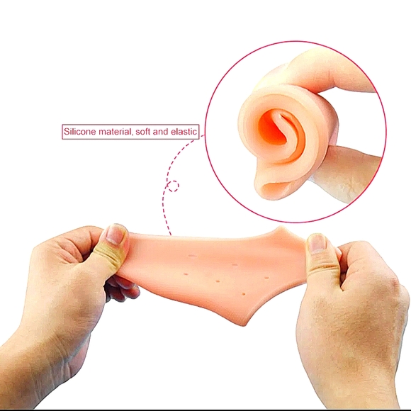 1 Pair Silicone Heel Socks. - Picture 6 of 6